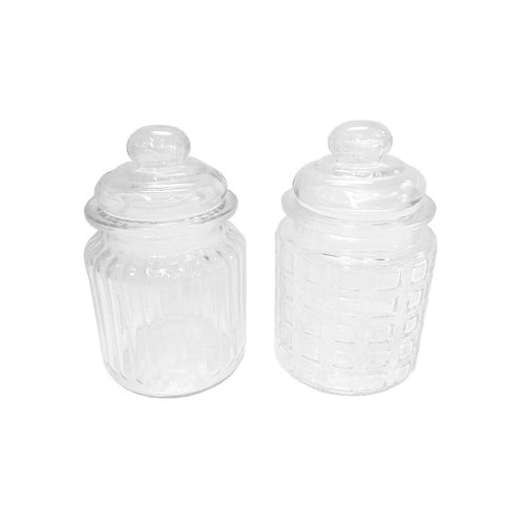 DAISO インテリアにも使えるガラス瓶 2種アソート