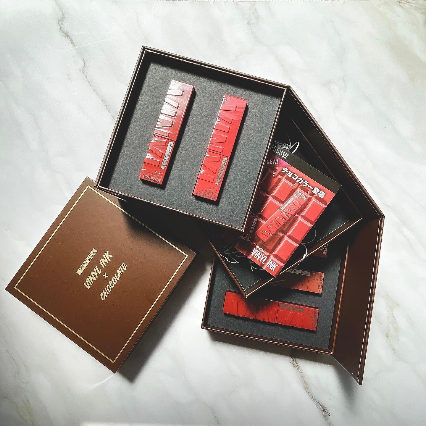 .
𓂃◌𓈒𓐍𓂃◌𓈒𓐍𓂃◌𓈒𓐍𓂃◌𓈒𓐍

メイベリンさんのSPステイヴィニルインクをいただきました🫶

#落ちないリップ のチョコカラーが登場！
どのカラーも落ち着いた色味でこれからの時期にピッタリ❣️
擦っても全然