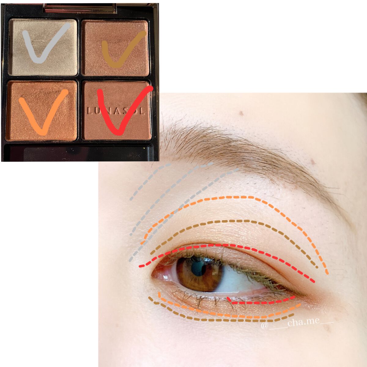 アイカラーレーション/LUNASOL/アイシャドウパレットを使ったクチコミ(5枚目)