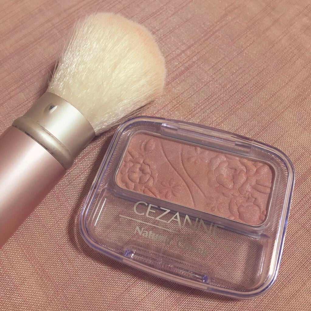 ナチュラル チークN/CEZANNE/パウダーチークを使ったクチコミ(1枚目)