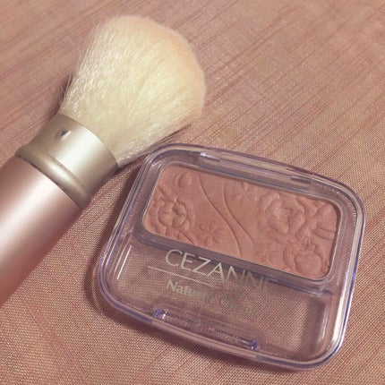 ナチュラル チークN/CEZANNE/パウダーチークを使ったクチコミ(1枚目)