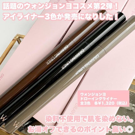 ウォンジョンヨ ドローイングライナー/Wonjungyo/リキッドアイライナーを使ったクチコミ(2枚目)