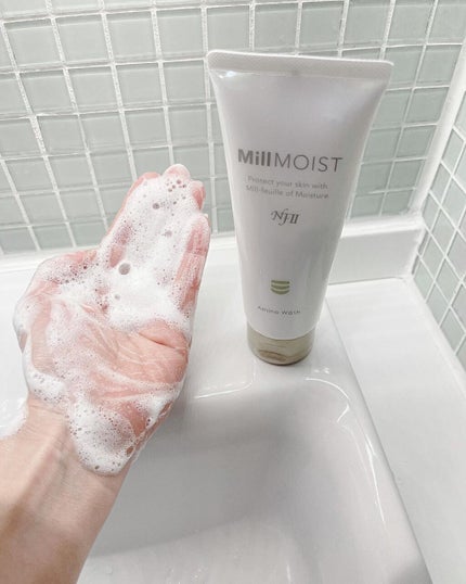 ミルモイスト® アミノ洗顔料のクチコミ「ミルモイスト アミノ洗顔
お試ししました!
✅素肌と同じアミノ成分
✅ミルフィーユ保湿効果の.....」(2枚目)