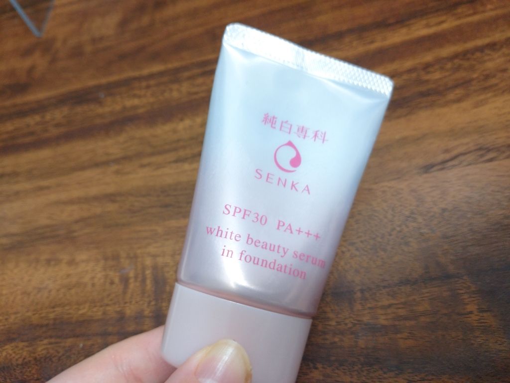 純白専科 すっぴん色づく美容液フォンデュ/SENKA(専科)/リキッドファンデーションを使ったクチコミ(2枚目)