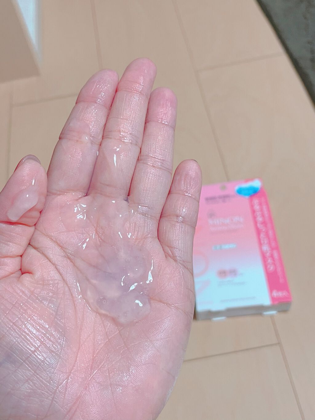 ミノン アミノモイスト ぷるぷるしっとり肌マスク/ミノン/シートマスク・パックを使ったクチコミ（3枚目）