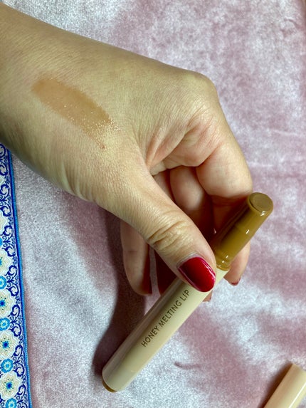 ハニーメルティングリップ/ネイチャーリパブリック/口紅を使ったクチコミ(3枚目)