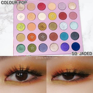 ColourPop so jadedのクチコミ「今日のメイク✨

□COLOUR POP
SO JADED



#カラーポップ #カラポ
#.....」（1枚目）