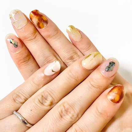 EDGEU ジェルネイルシール/EDGEU/ネイルシールを使ったクチコミ(2枚目)