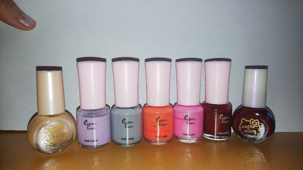 ダイソー エスポルール ネイルポリッシュ/エスポルール/マニキュアを使ったクチコミ（1枚目）