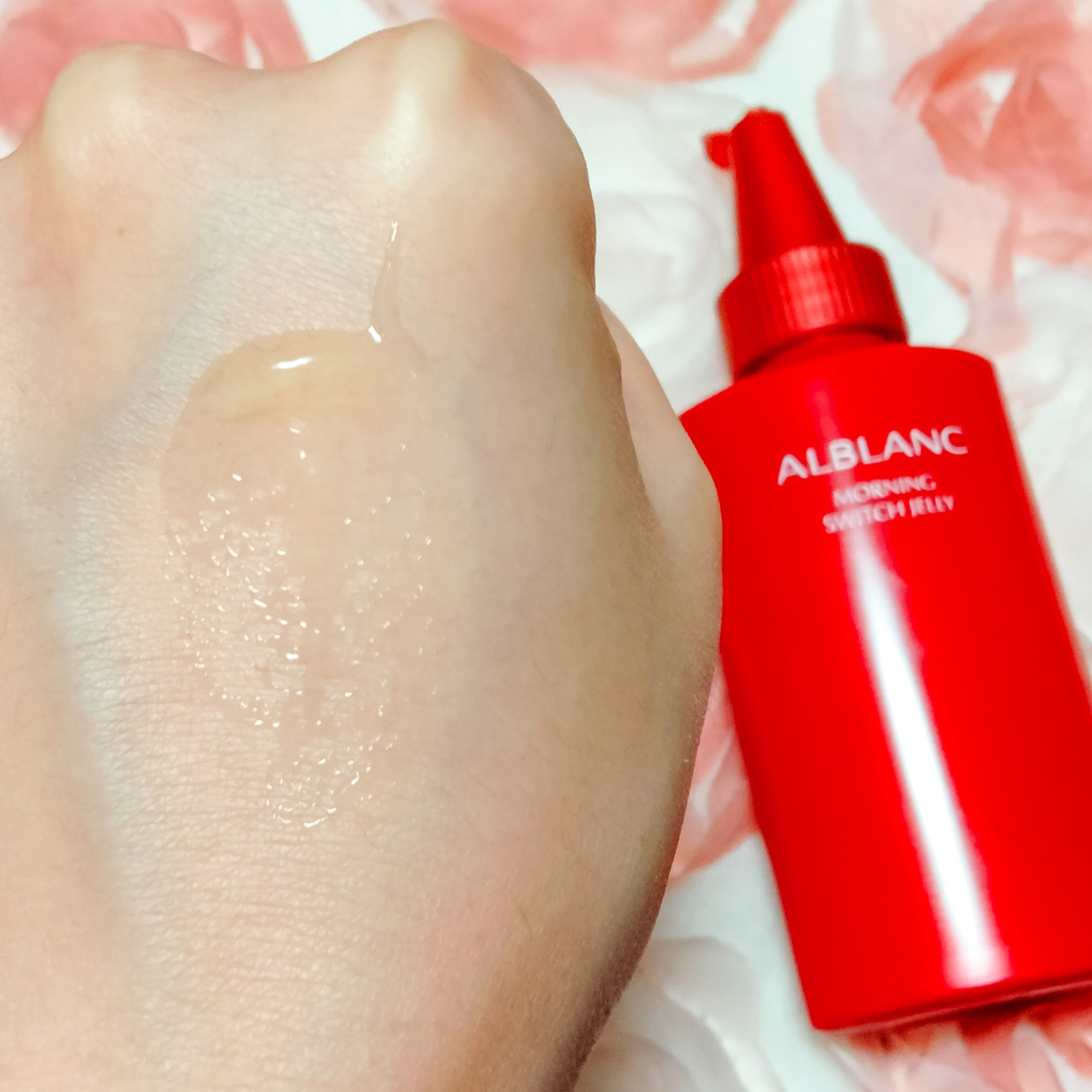 モーニング スイッチジュレ/ALBLANC/美容液を使ったクチコミ（3枚目）