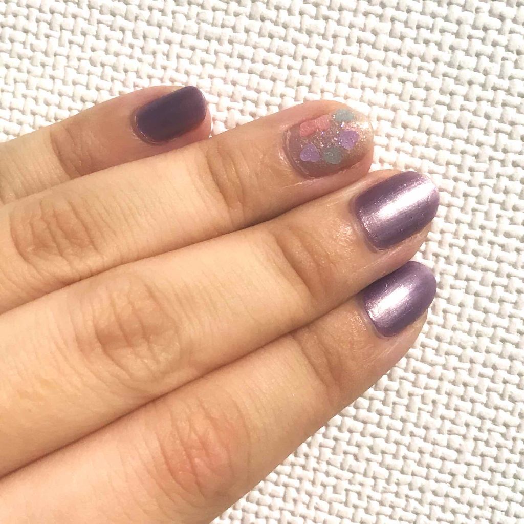 ネイルホリック Sheer pearl color PU109/ネイルホリック/マニキュアを使ったクチコミ（3枚目）