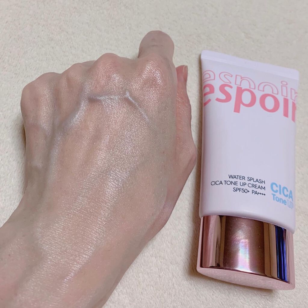 ウォータースプラッシュサンクリーム/espoir/日焼け止め・UVケアを使ったクチコミ(8枚目)