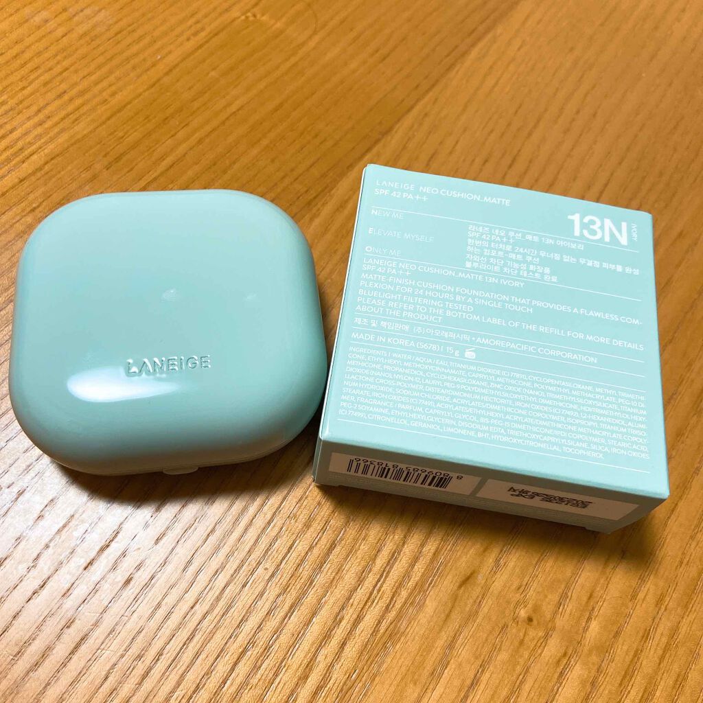 ネオクッション マット/LANEIGE/クッションファンデーションを使ったクチコミ(1枚目)
