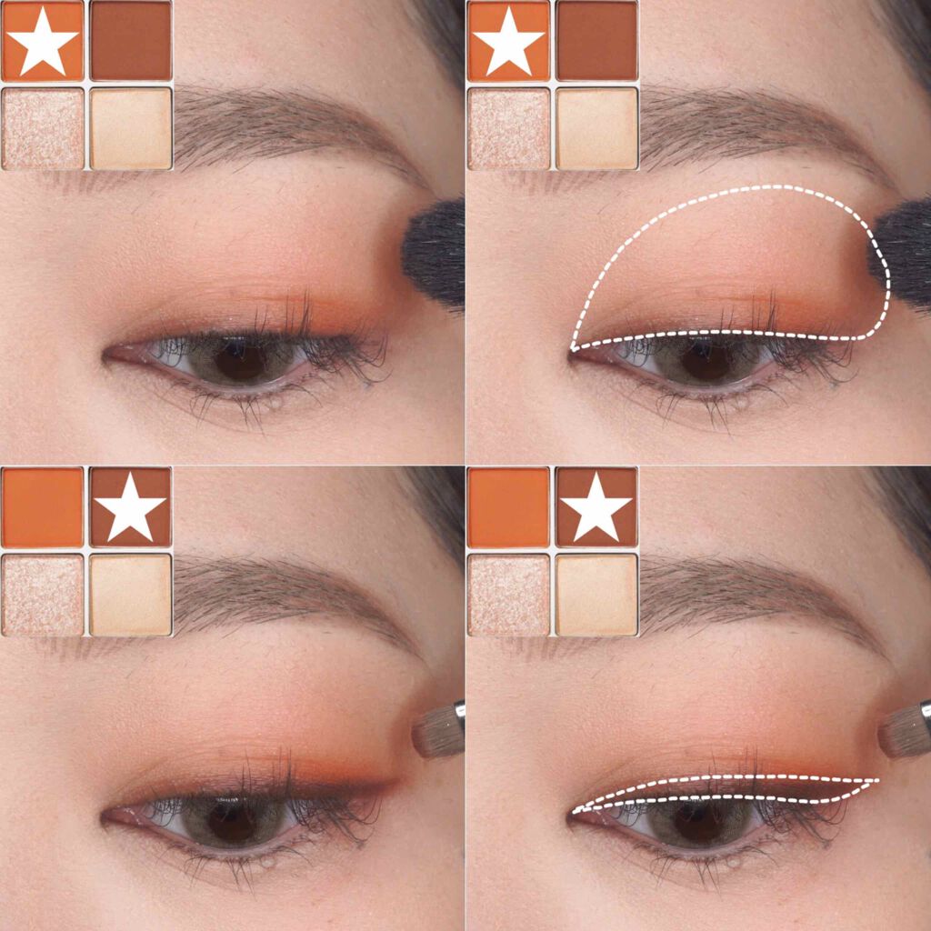 THE アイパレR/b idol/アイシャドウパレットを使ったクチコミ（2枚目）