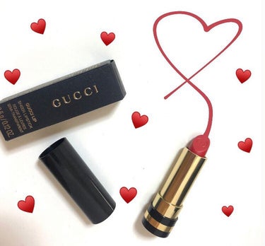 ラグジュリアスモイスチャーリッチリップスティック/GUCCI/口紅を使ったクチコミ（1枚目）