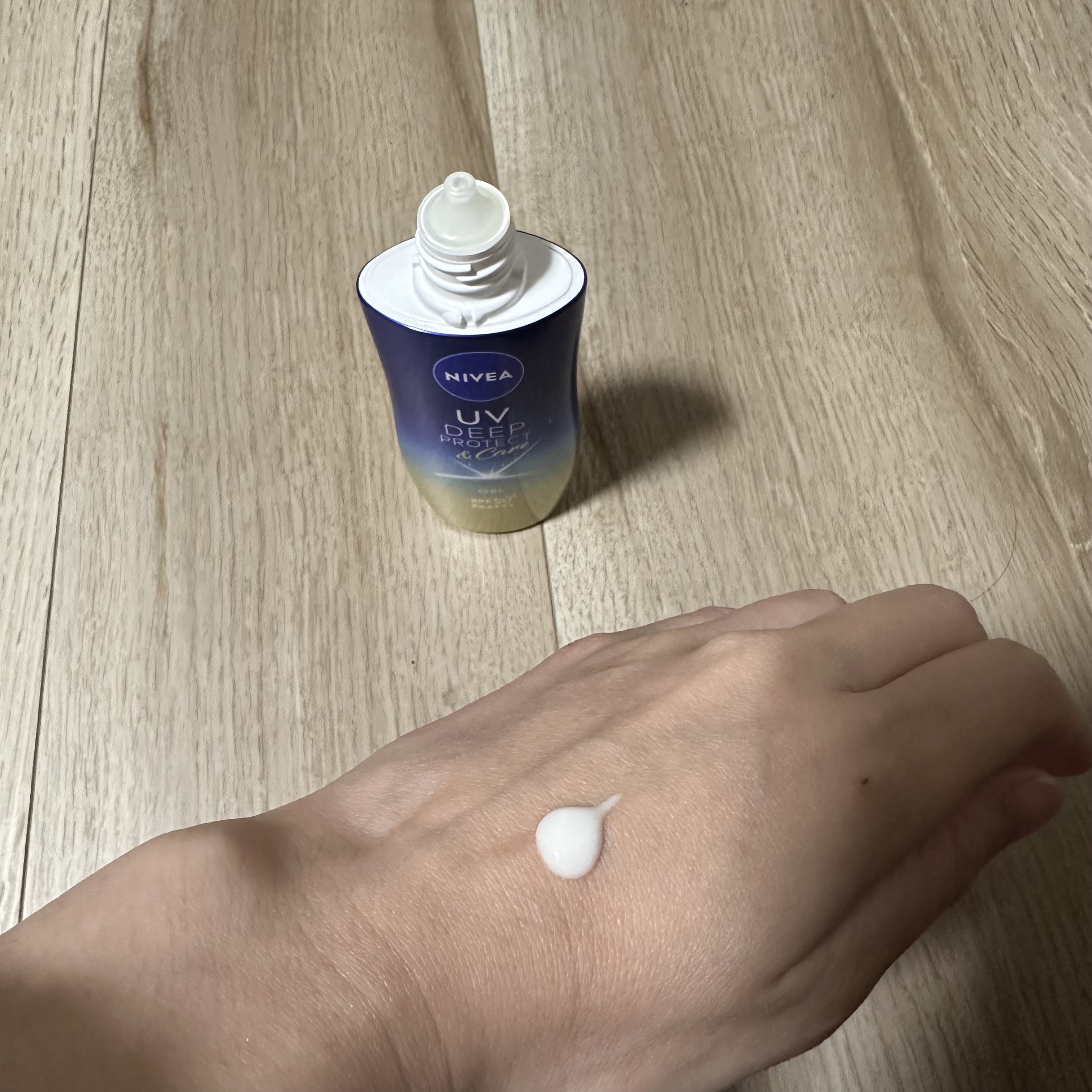 ニベアUV ディープ プロテクト＆ケア ジェル/ニベア/日焼け止めジェルを使ったクチコミ（3枚目）