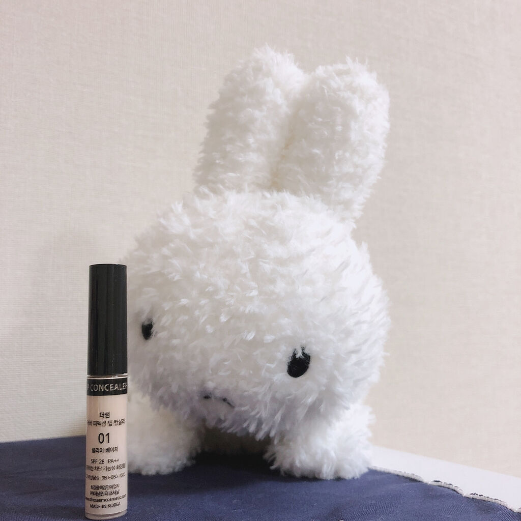 カバーパーフェクション チップコンシーラー 01 クリアベージュ/the SAEM/リキッドコンシーラーを使ったクチコミ（1枚目）