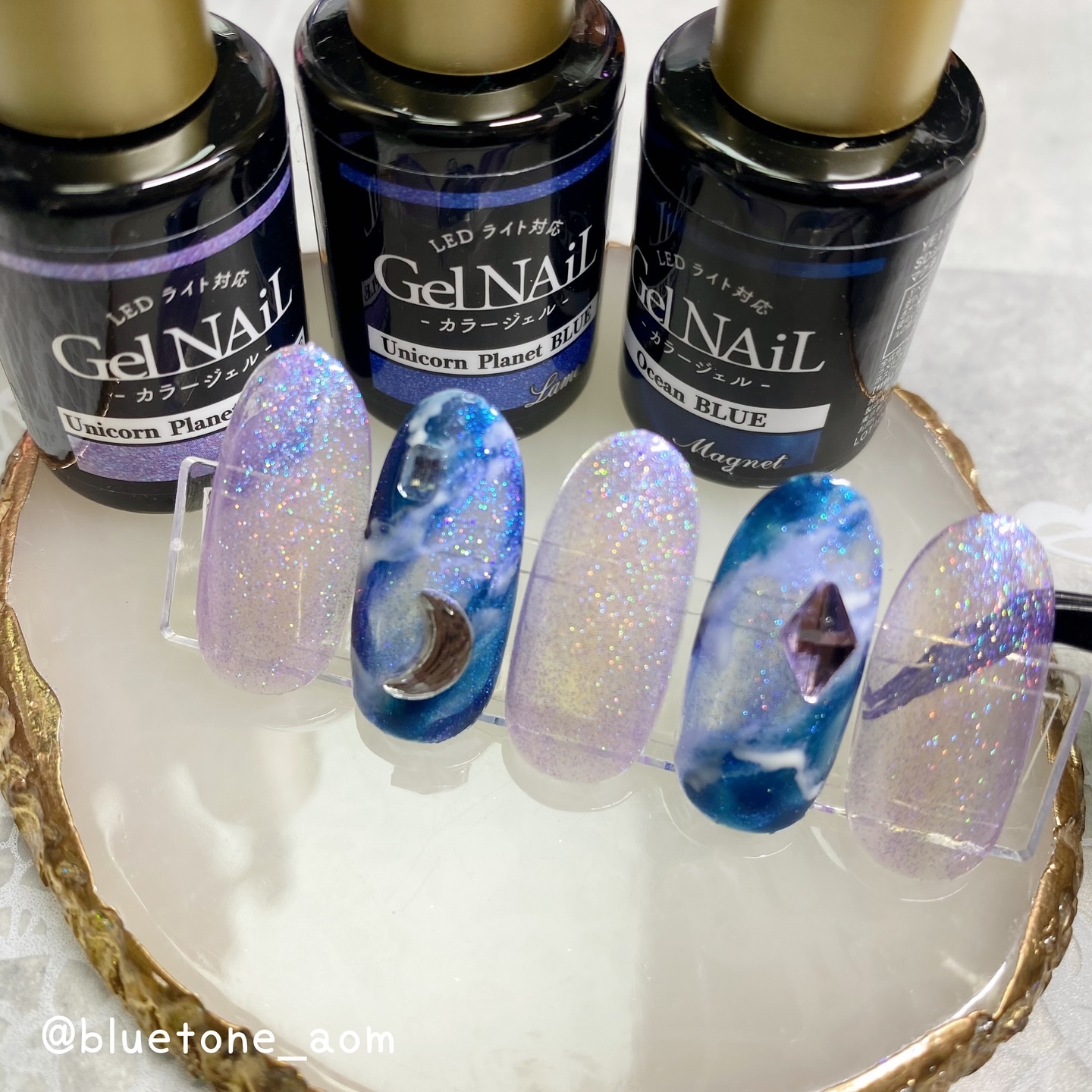 ジェルネイル（ライト対応）/セリア/ジェルネイルを使ったクチコミ（2枚目）