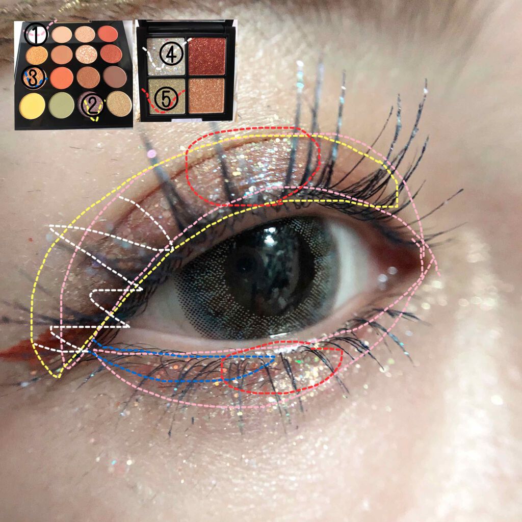 大英博物館 エジプトシリーズ アイシャドウパレット 01 アンダーソンの猫/ZEESEA/アイシャドウパレットを使ったクチコミ（3枚目）