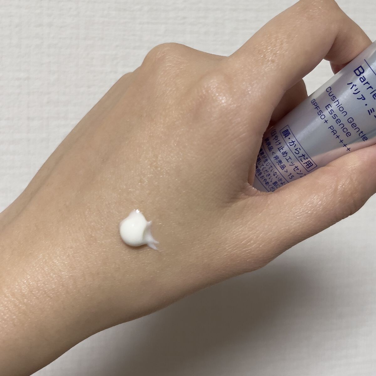 ビオレUV バリアミー クッションジェントルエッセンス		/ビオレ/日焼け止めクリームを使ったクチコミ（3枚目）
