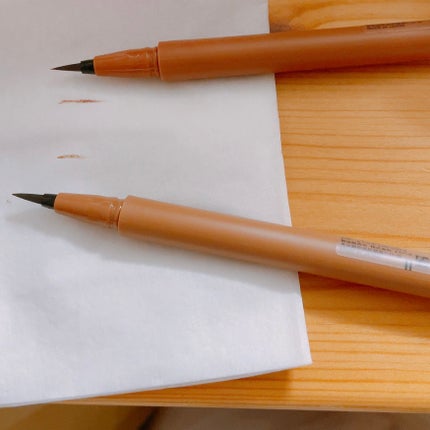 エテュセ アイエディション(リキッドライナー) 02 グロウブラウン/ettusais/リキッドアイライナーを使ったクチコミ(2枚目)