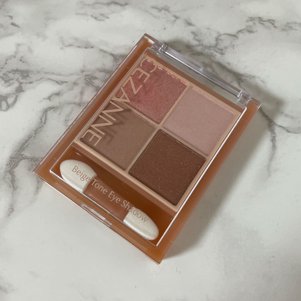 ベージュトーンアイシャドウ/CEZANNE/アイシャドウパレットを使ったクチコミ(1枚目)