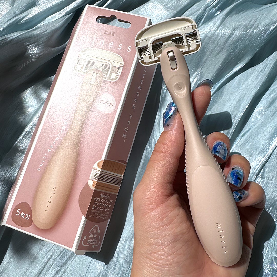 miness ボディ用カミソリ 替刃2個付/貝印/シェーバーを使ったクチコミ(6枚目)