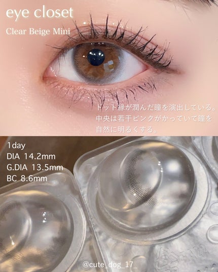 eye closet 1DAY/EYE CLOSET/ワンデー(1DAY)カラコンを使ったクチコミ(2枚目)