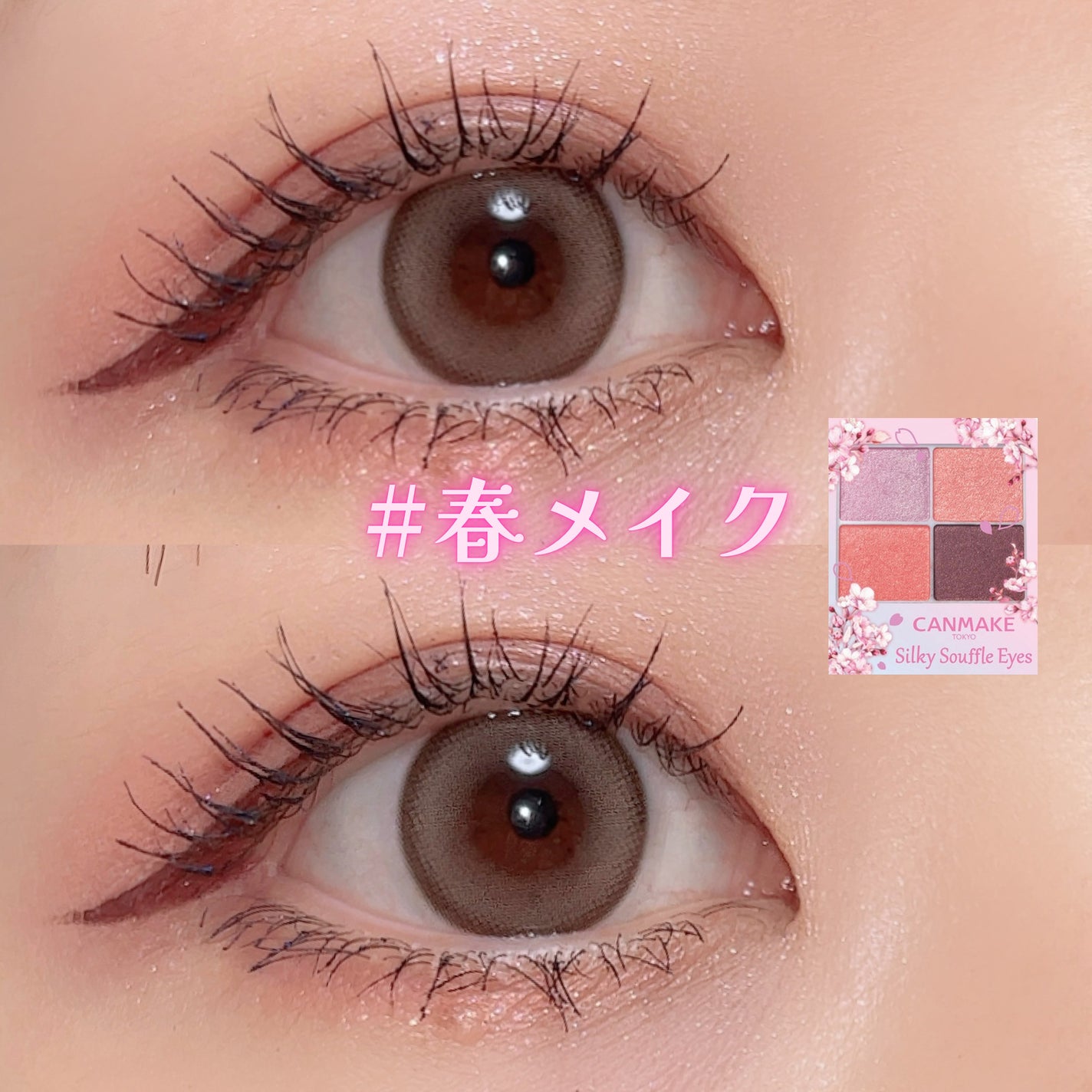 シルキースフレアイズ/キャンメイク/アイシャドウパレットを使ったクチコミ(1枚目)