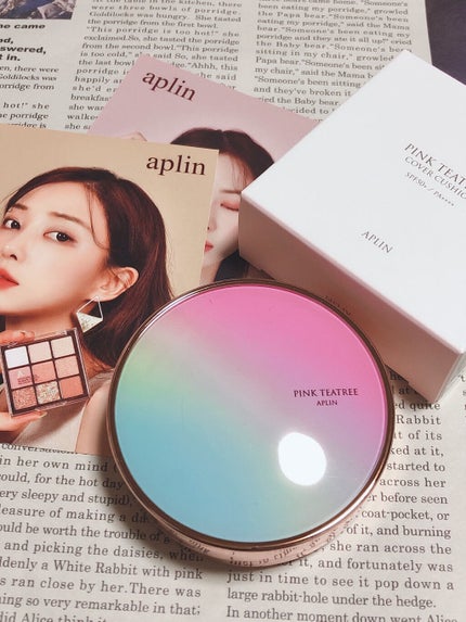 ピンクティーツリーカバークッション/APLIN/クッションファンデーションを使ったクチコミ(1枚目)