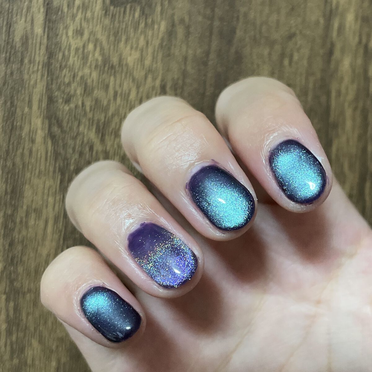 Re:gel カメレオンマグネットジェル/Beach/ジェルネイルを使ったクチコミ（2枚目）