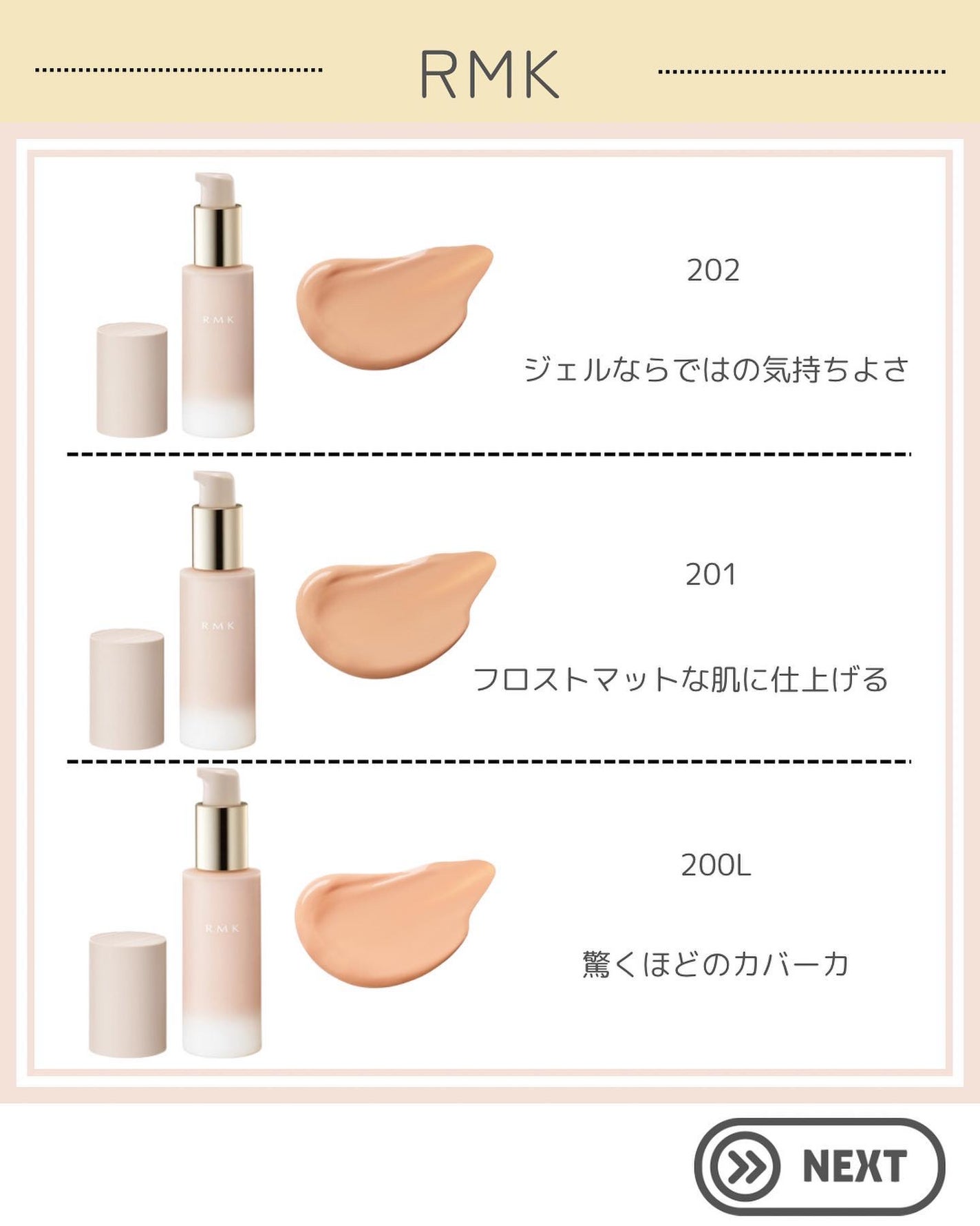 RMK ラスティング ジェルクリーミィファンデーション/RMK/クリーム・エマルジョンファンデーションを使ったクチコミ(3枚目)