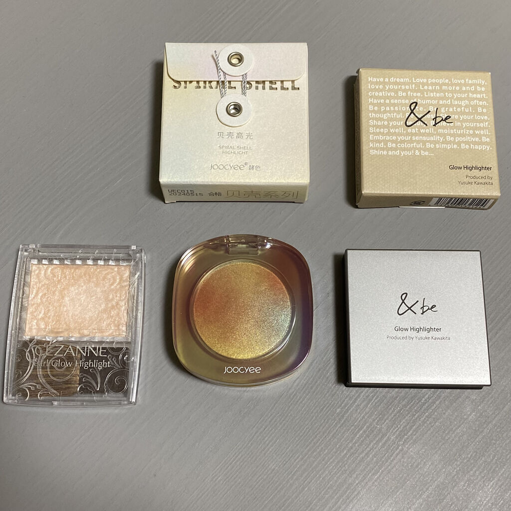 パールグロウハイライト/CEZANNE/パウダーハイライトを使ったクチコミ（2枚目）