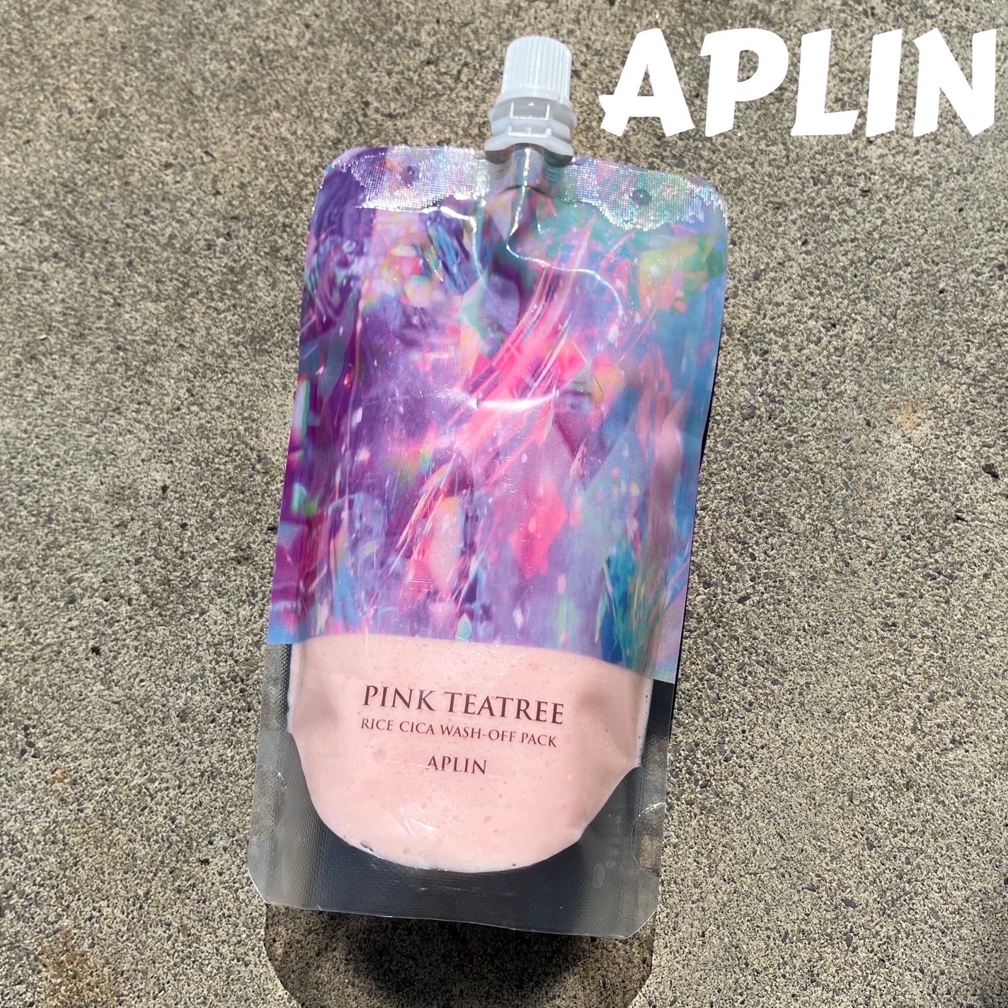 ピンクティーツリーライスシカウォッシュオフパック/APLIN/洗い流すパック・マスクを使ったクチコミ(1枚目)