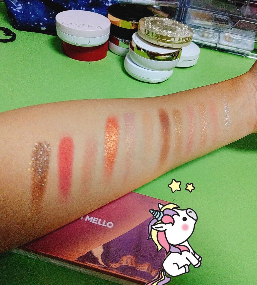 バレンタインボックス2 ピーチパレット/VAVI MELLO/アイシャドウパレットを使ったクチコミ(3枚目)