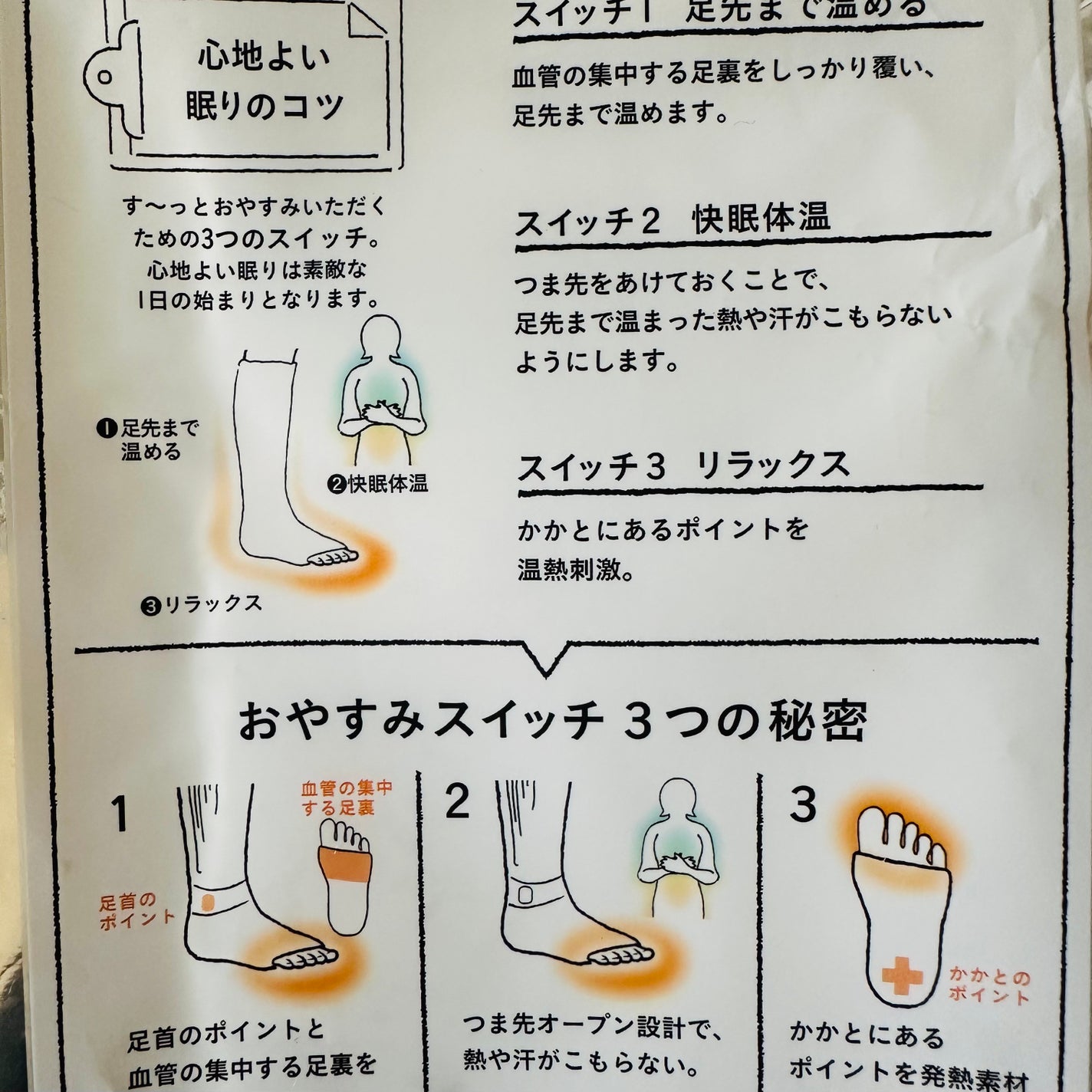 まるでこたつ おやすみスイッチ/靴下サプリ/暖かい靴下を使ったクチコミ(6枚目)