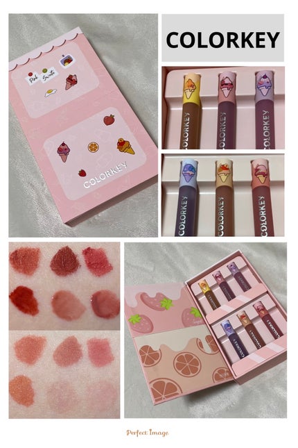 コールドスイーツ リップティント MINIリップボックス/COLORKEY/リップグロスを使ったクチコミ(1枚目)