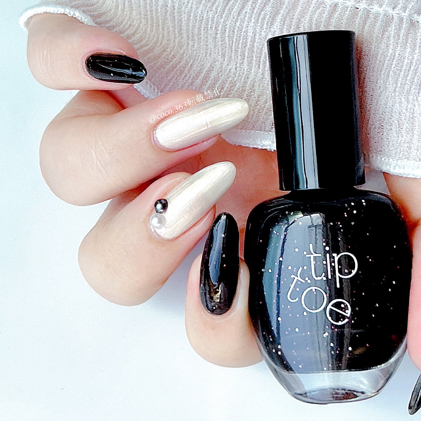 ワイヤー風ネイルアート/キャンドゥ/ネイルシールを使ったクチコミ(4枚目)