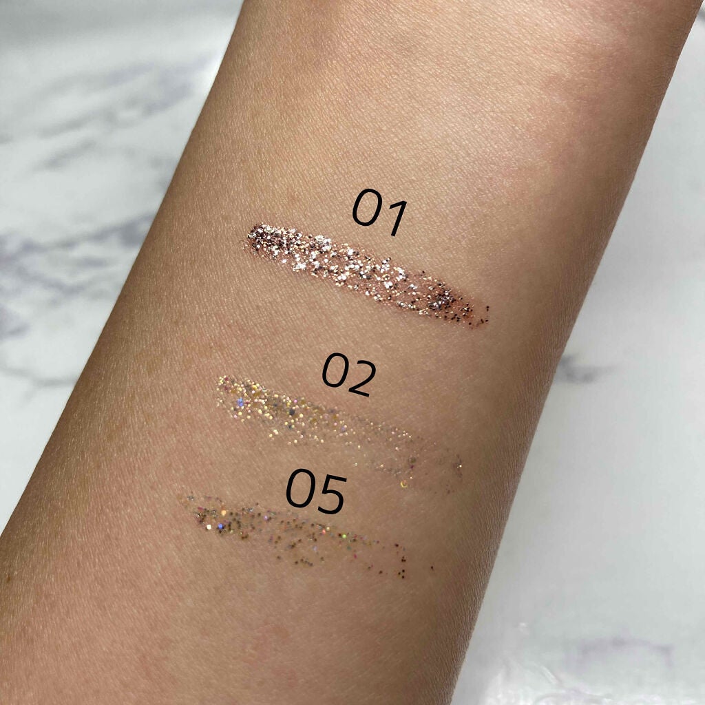 グリッターイルミネーションライナー/CipiCipi/リキッドアイライナーを使ったクチコミ(2枚目)