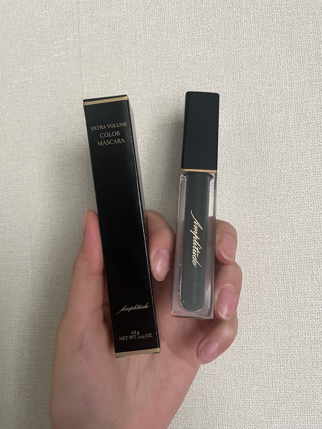 エクストラボリューム カラーマスカラ 01 モスグリーン/Amplitude/マスカラを使ったクチコミ（2枚目）