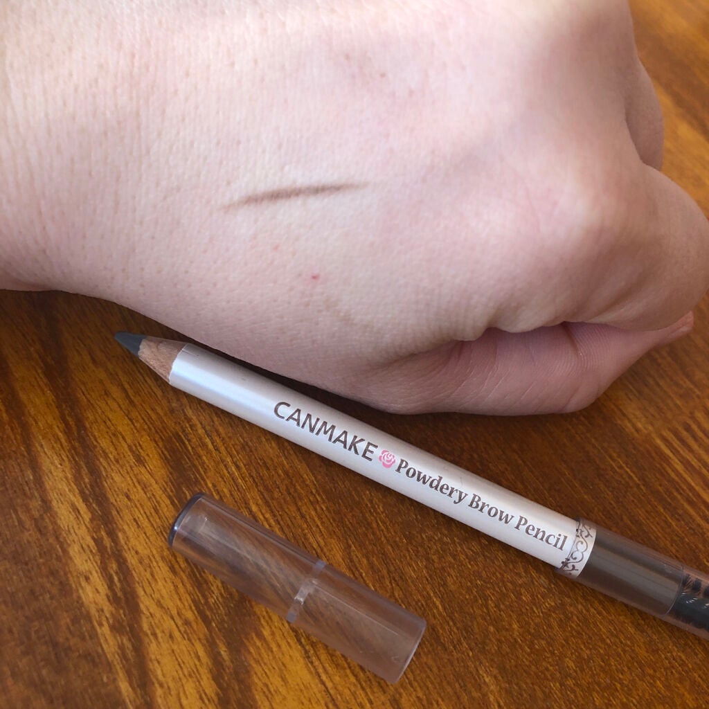パウダリーブロウペンシル/キャンメイク/アイブロウペンシルを使ったクチコミ(3枚目)