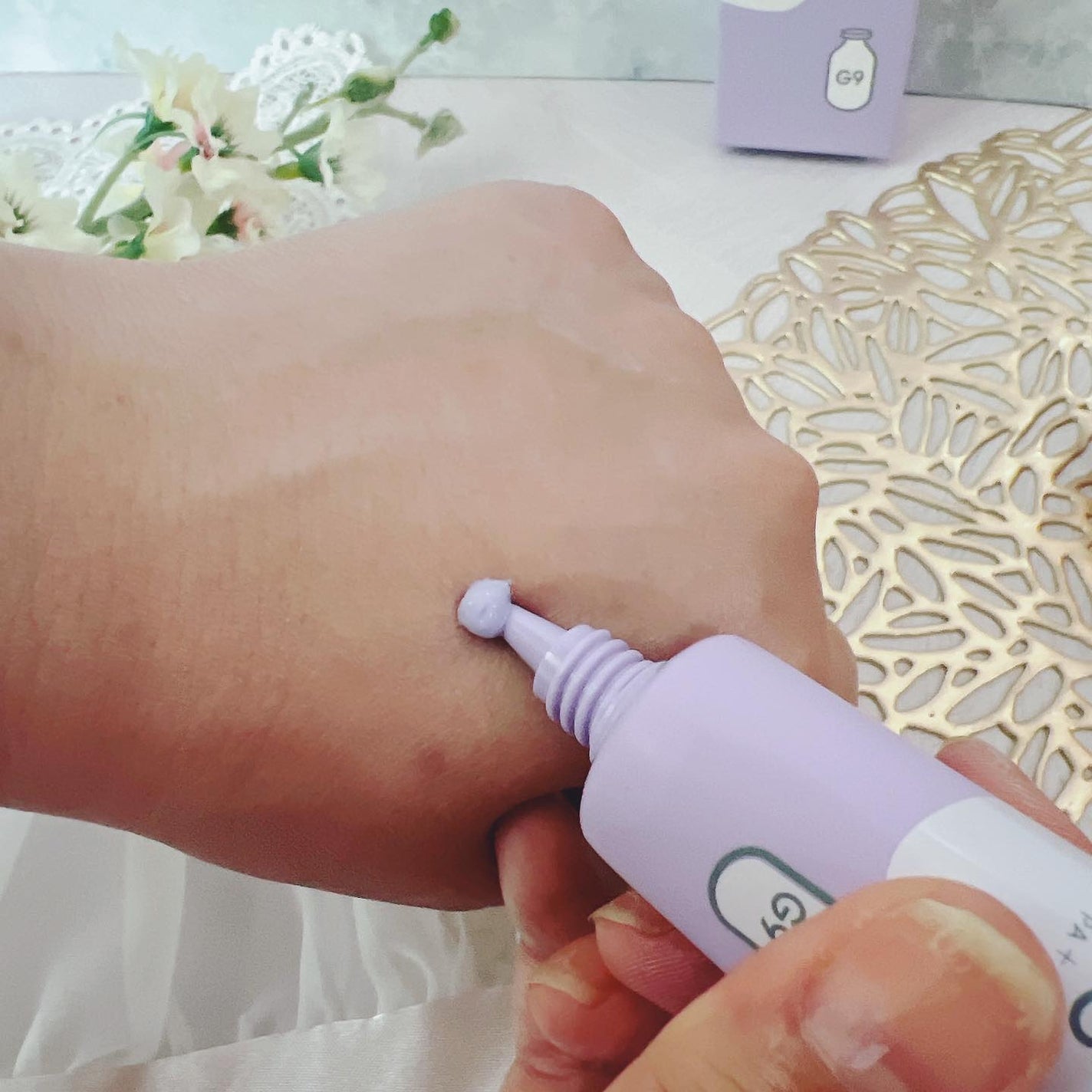 ウユエッセンス UVクリーム/G9SKIN/日焼け止めクリームを使ったクチコミ(5枚目)