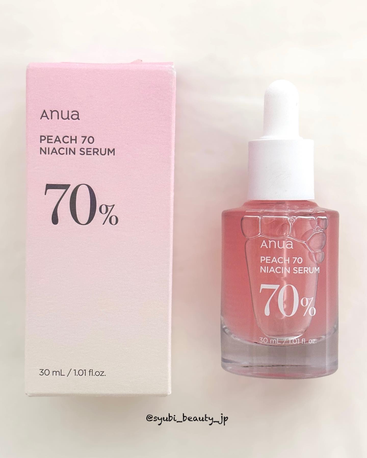 桃70%ナイアシンセラム/Anua/美容液を使ったクチコミ（2枚目）