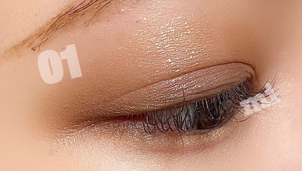 レブロン ダズル アイシャドウ クアッド/REVLON/アイシャドウパレットを使ったクチコミ(3枚目)