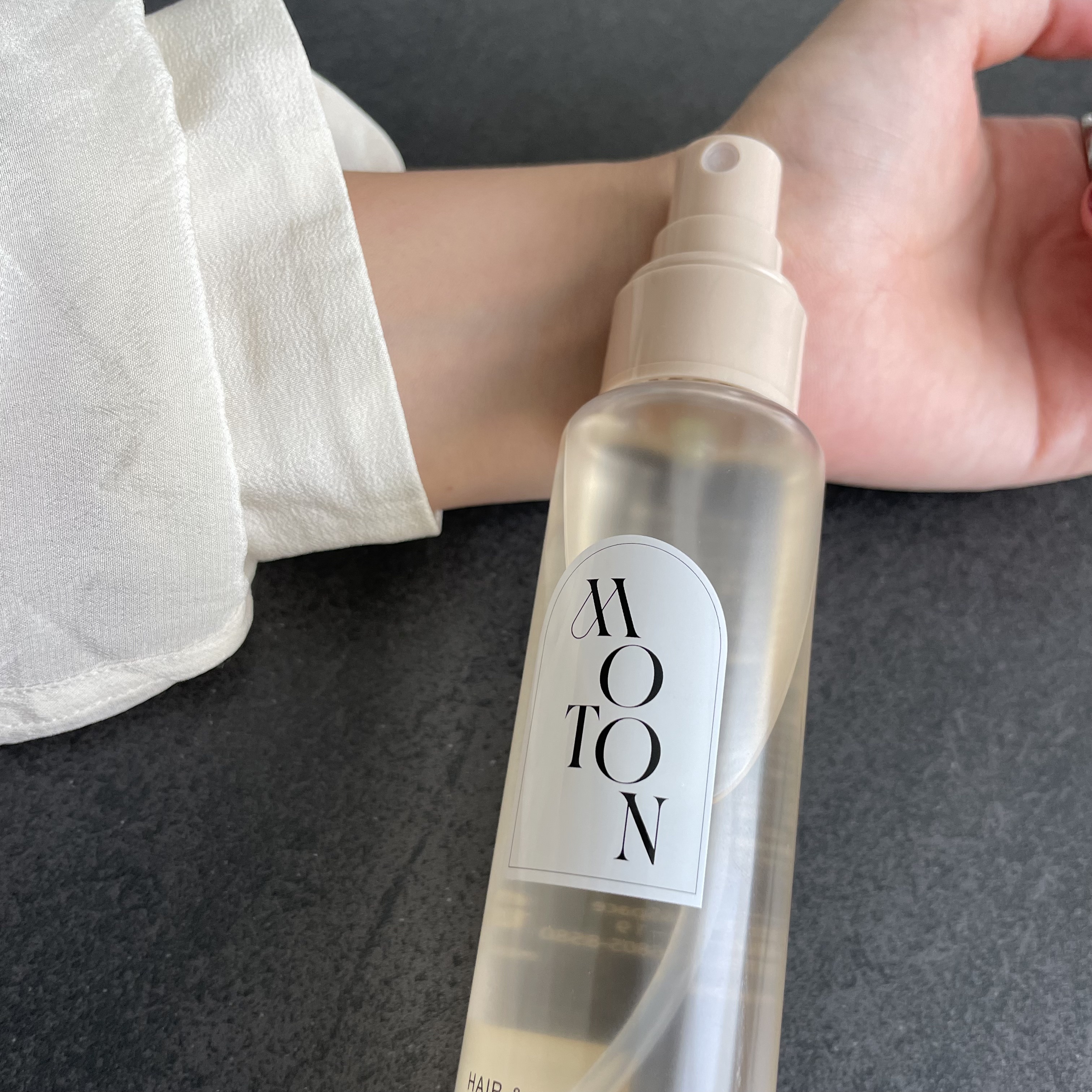 MOTON ヘア&ボディミスト ヌードカルム/MOTON/香水(レディース)を使ったクチコミ（1枚目）