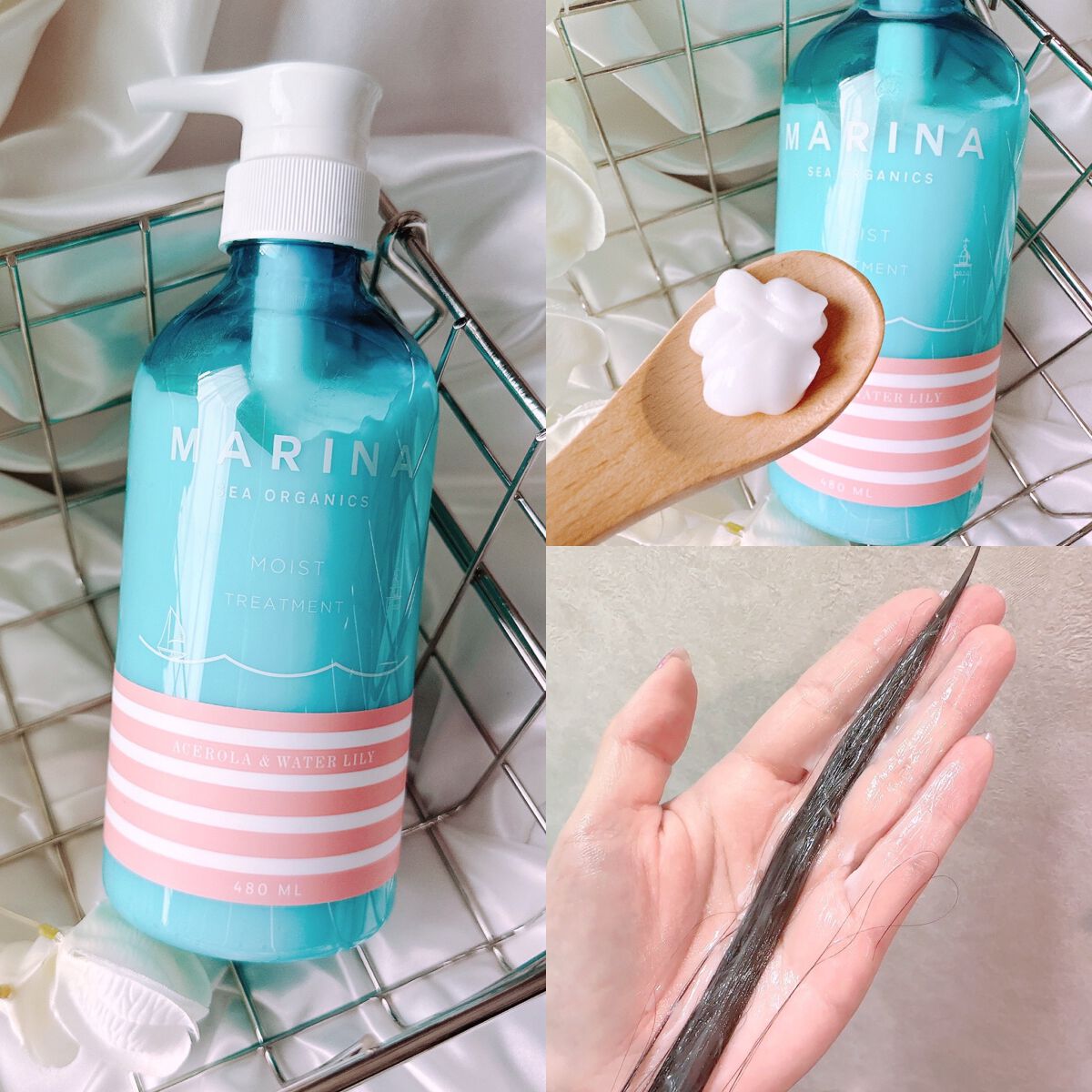 モイストシャンプー＆モイストトリートメント/マリーナシーオーガニック/市販シャンプーを使ったクチコミ（3枚目）