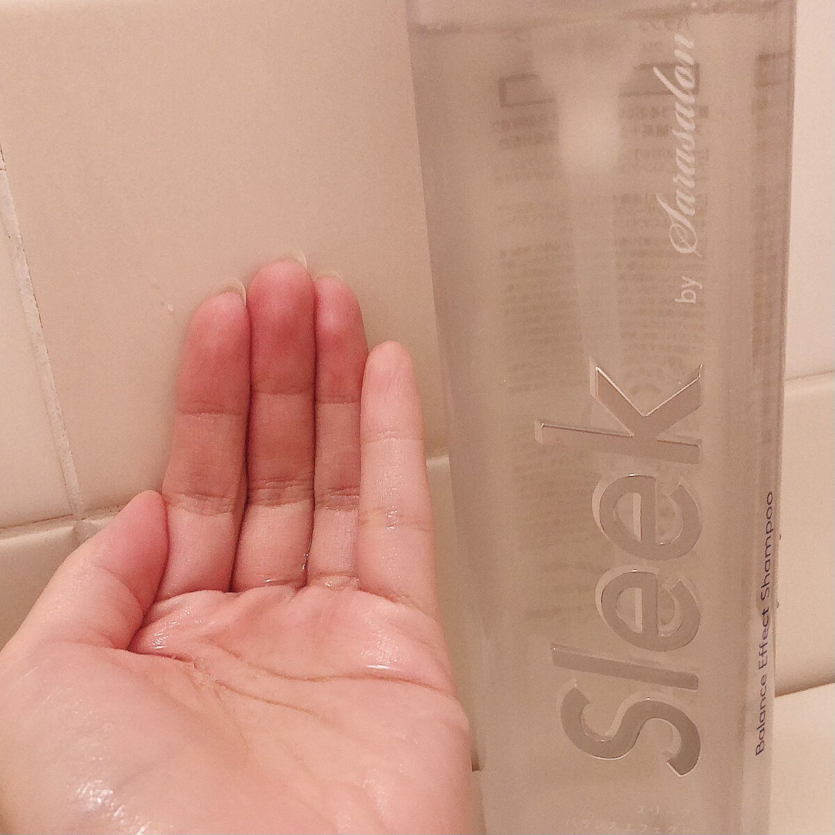 バランスエフェクトシャンプー／トリートメント/スリーク by サラサロン/市販シャンプーを使ったクチコミ（3枚目）