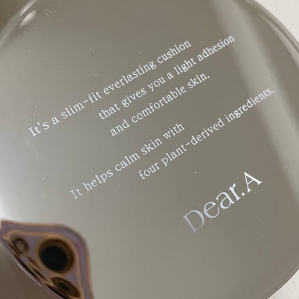 スリムフィット エバーラスティング クッション/Dear.A/クッションファンデーションを使ったクチコミ(1枚目)