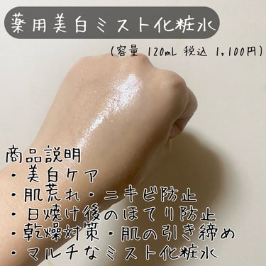 薬用美白ミスト化粧水/なめらか本舗/ミスト状化粧水を使ったクチコミ（3枚目）