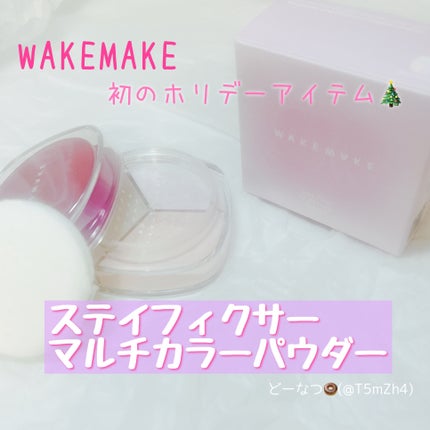 ステイフィクサーマルチカラーパウダー/wakemake/ルースパウダーを使ったクチコミ(1枚目)